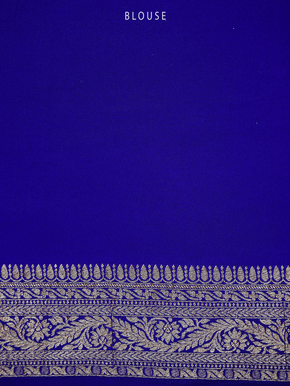 Dark Blue Jaal Crepe Silk Handloom Banarasi Saree - Sacred Weaves
