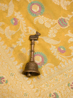 Mustard Meenakari Khaddi Georgette Handloom Banarasi Suit - Sacred Weaves