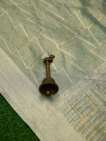 Pastel Green Tissue Silk Handloom Banarasi Lehenga - Sacred Weaves