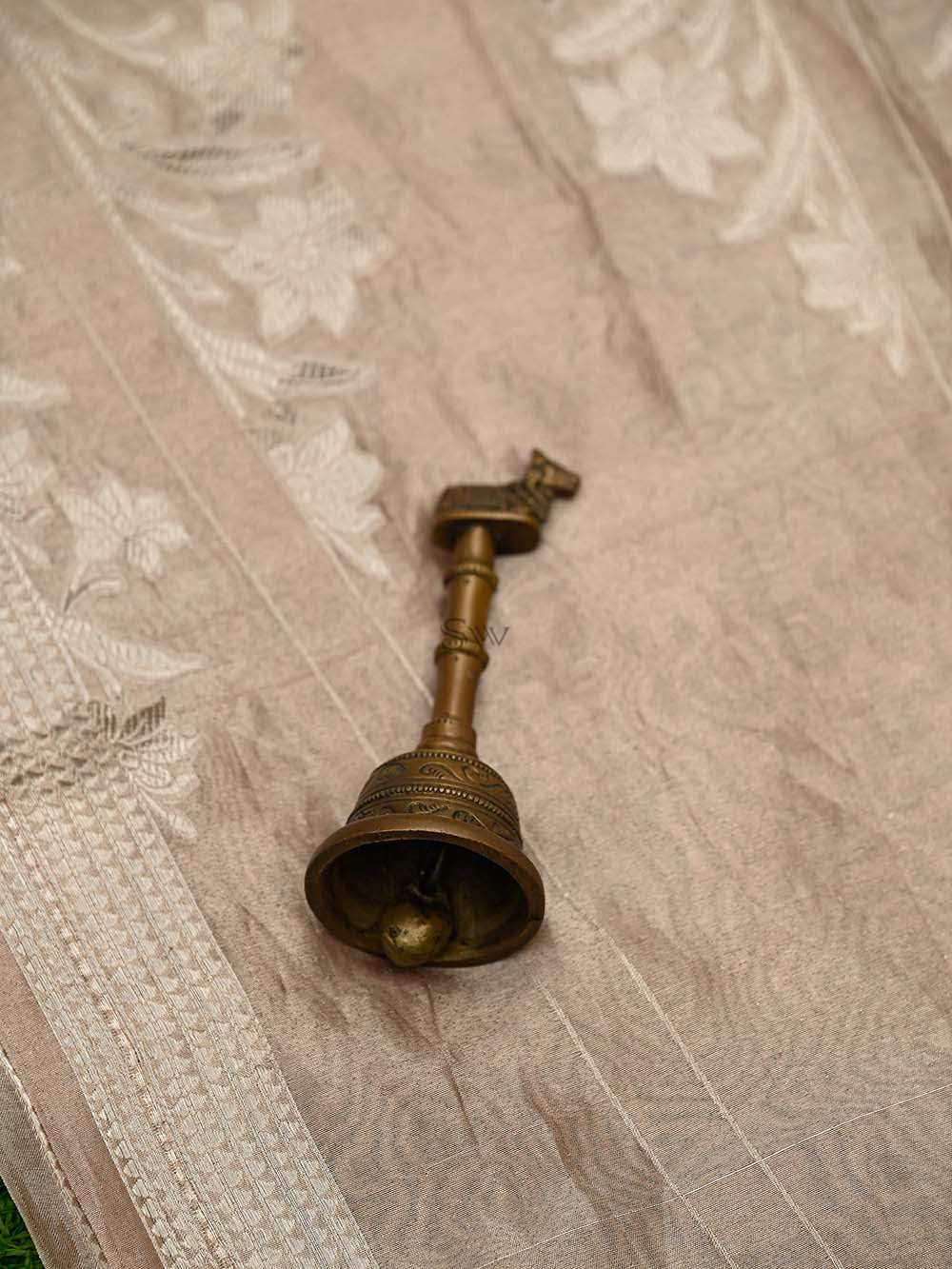 Pastel Pink Tissue Silk Handloom Banarasi Lehenga