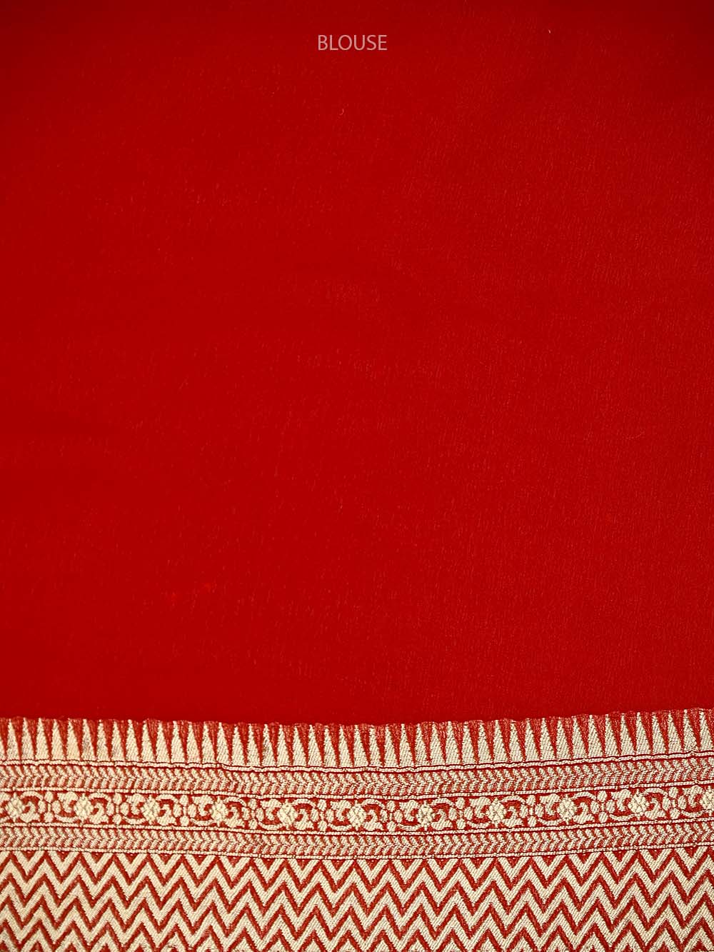 Cream Jaal Khaddi Georgette Handloom Banarasi Saree - Sacred Weaves