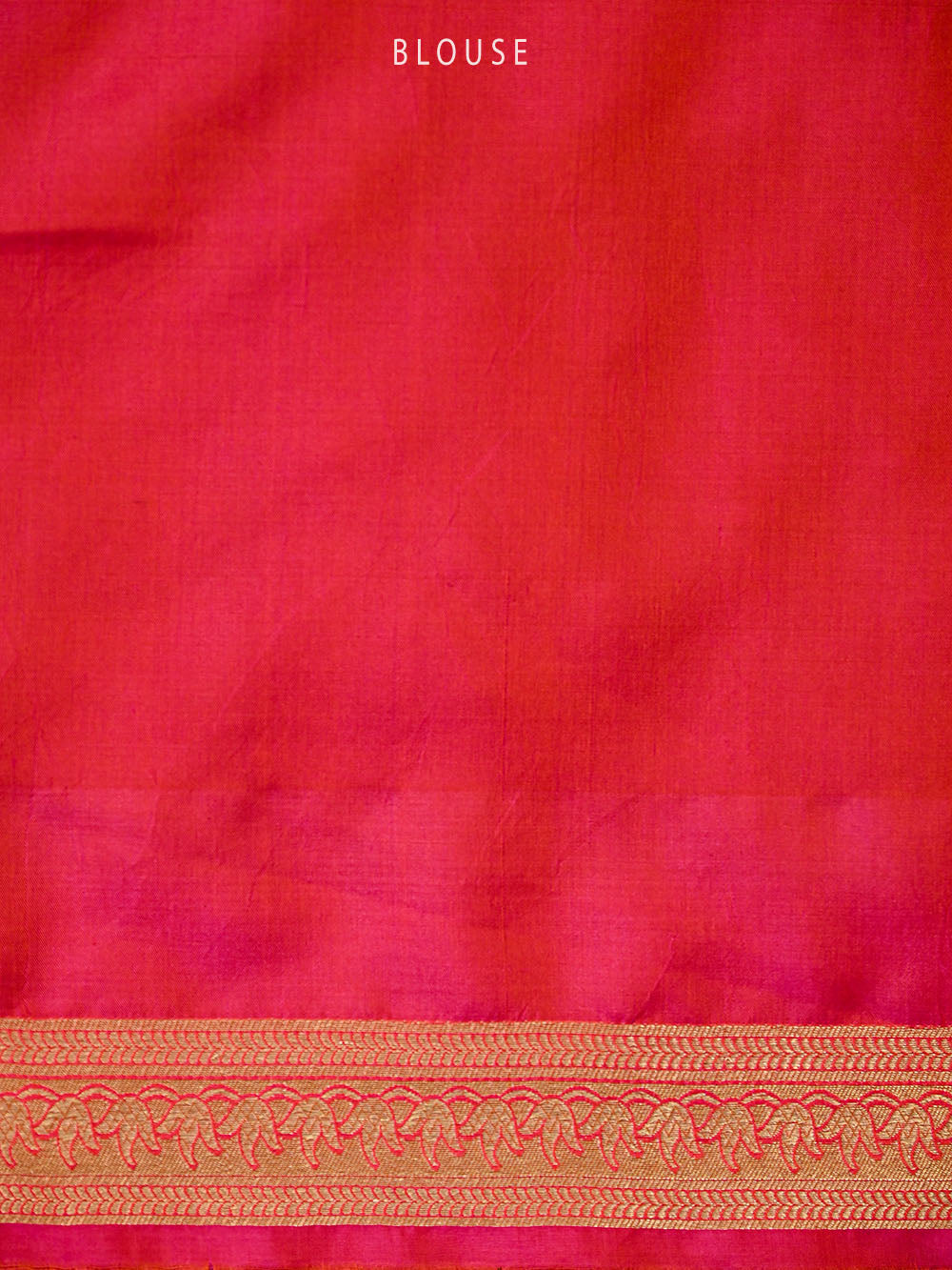Pink Orange Silk Brocade Handloom Banarasi Saree