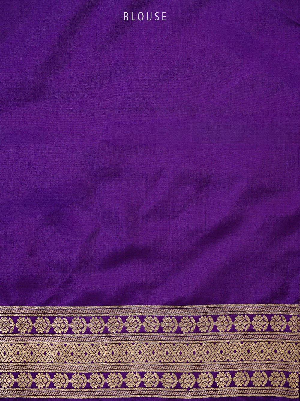 Purple Meenakari Silk Brocade Handloom Banarasi Saree
