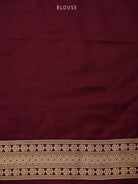 Brown Meenakari Silk Brocade Handloom Banarasi Saree - Sacred Weaves