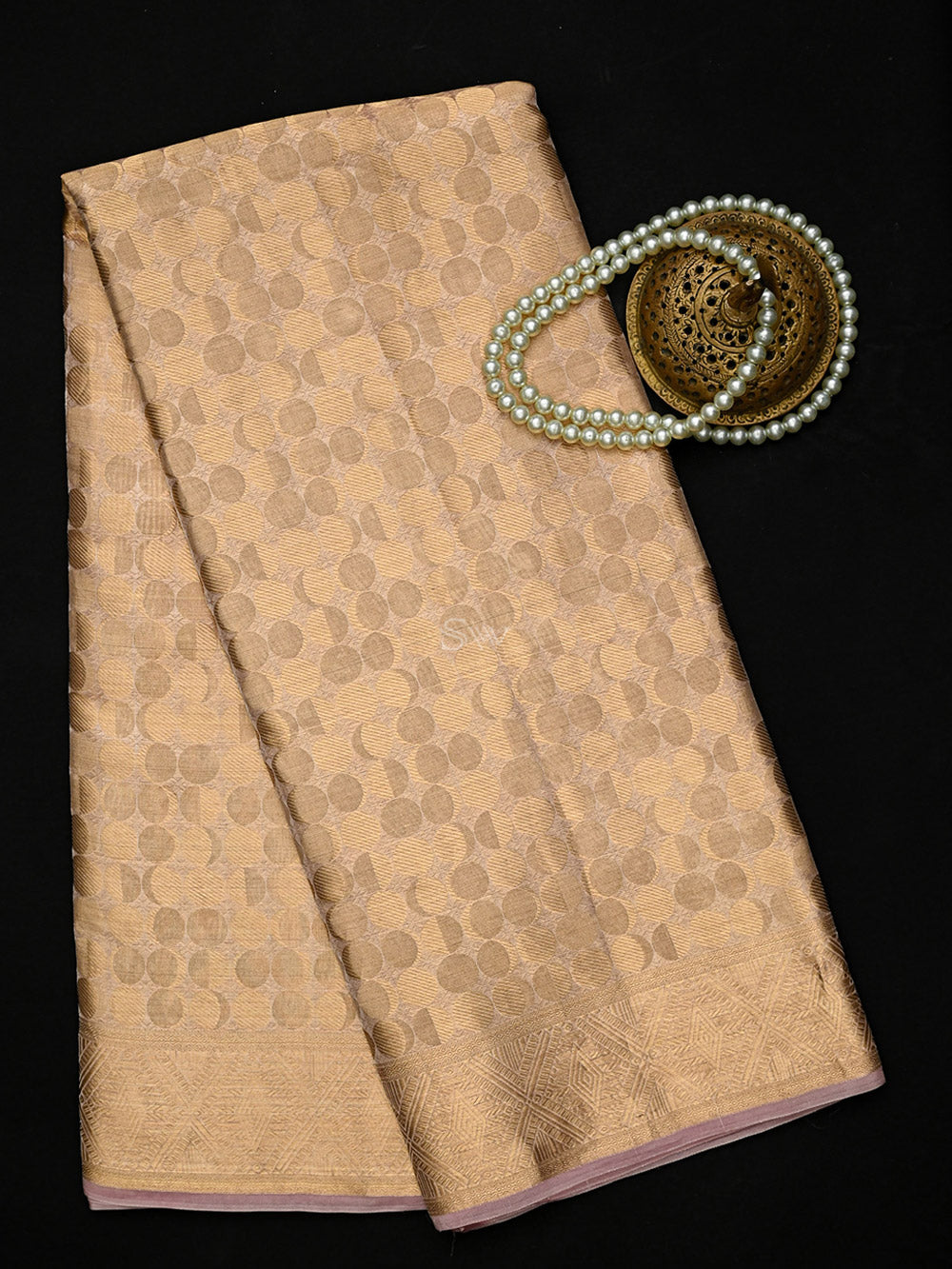 Pink Tissue Brocade Handloom Banarasi Saree