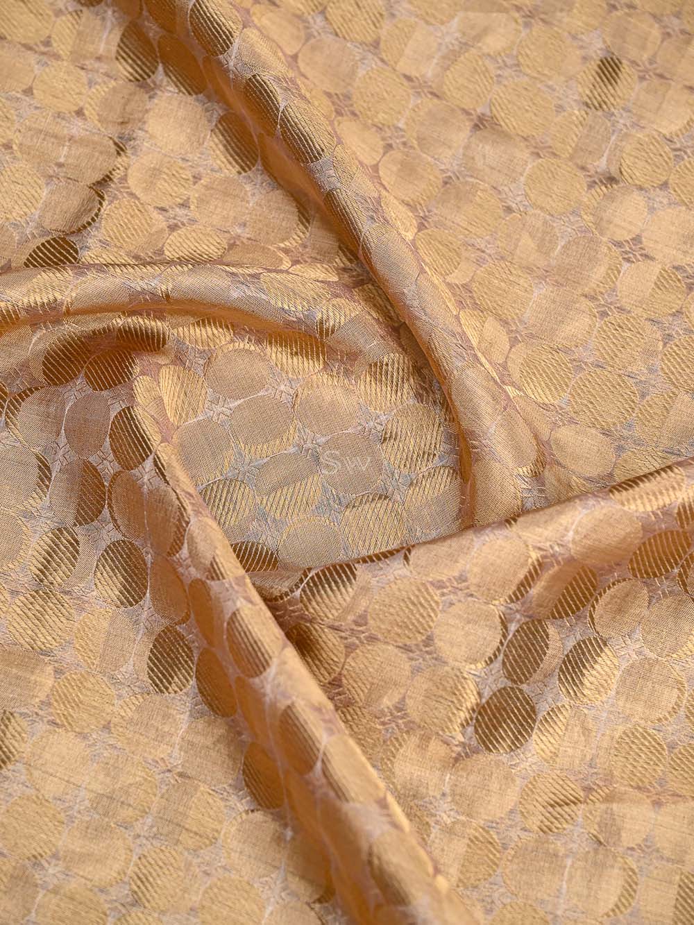 Pink Tissue Brocade Handloom Banarasi Saree