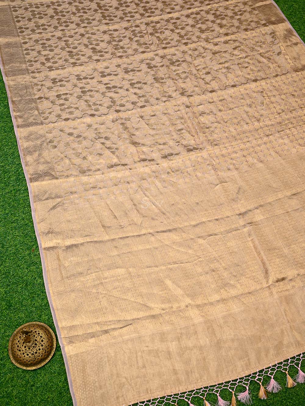 Pink Tissue Brocade Handloom Banarasi Saree