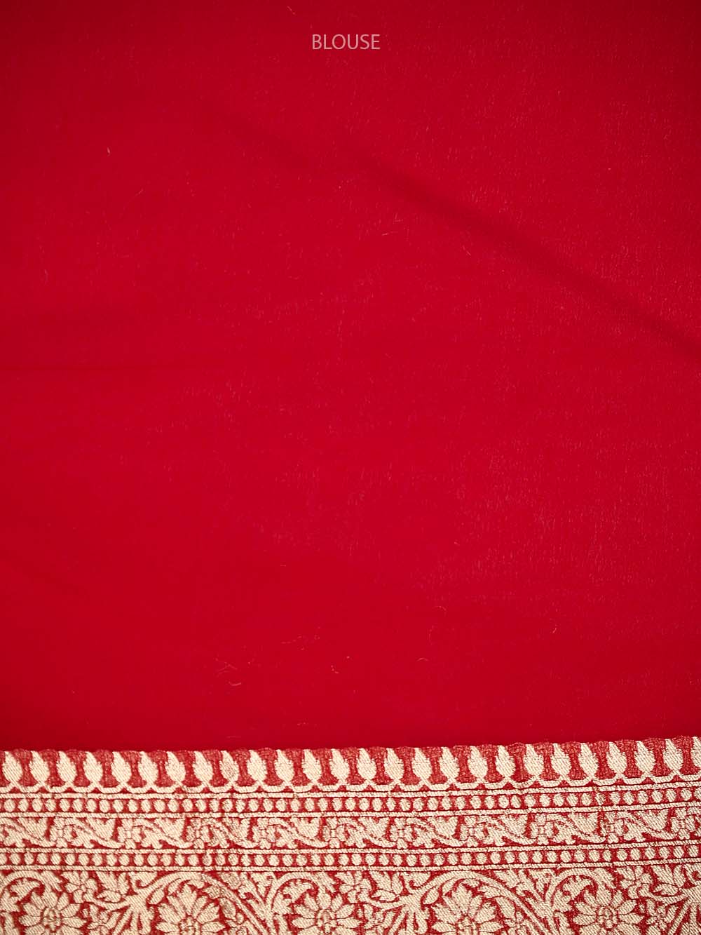 Cream Booti Khaddi Georgette Handloom Banarasi Saree - Sacred Weaves