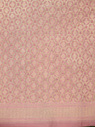 Pink Silk Handloom Banarasi Lehenga - Sacred Weaves
