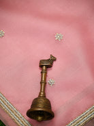 Pink Silk Handloom Banarasi Lehenga - Sacred Weaves