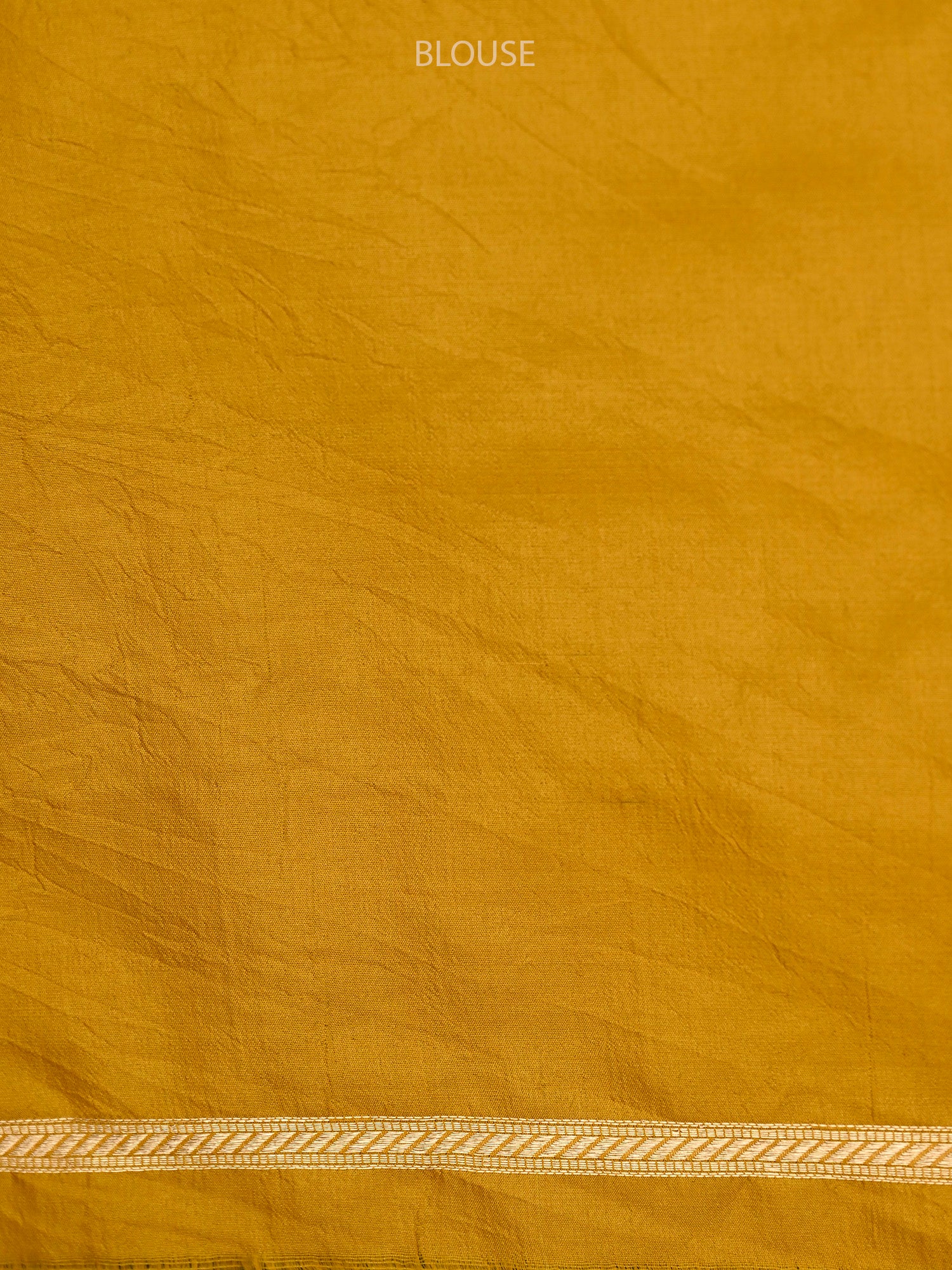 Mustard Katan Silk Brocade Handloom Banarasi Saree - Sacred Weaves