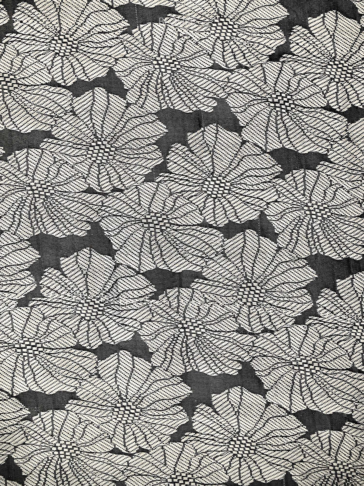 Black Satin Tanchoi Handloom Banarasi Saree