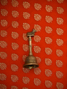Dark Orange Booti Crepe Silk Handloom Banarasi Suit - Sacred Weaves
