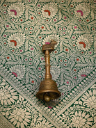Bottle Green Meenakari Silk Brocade Handloom Banarasi Saree - Sacred Weaves
