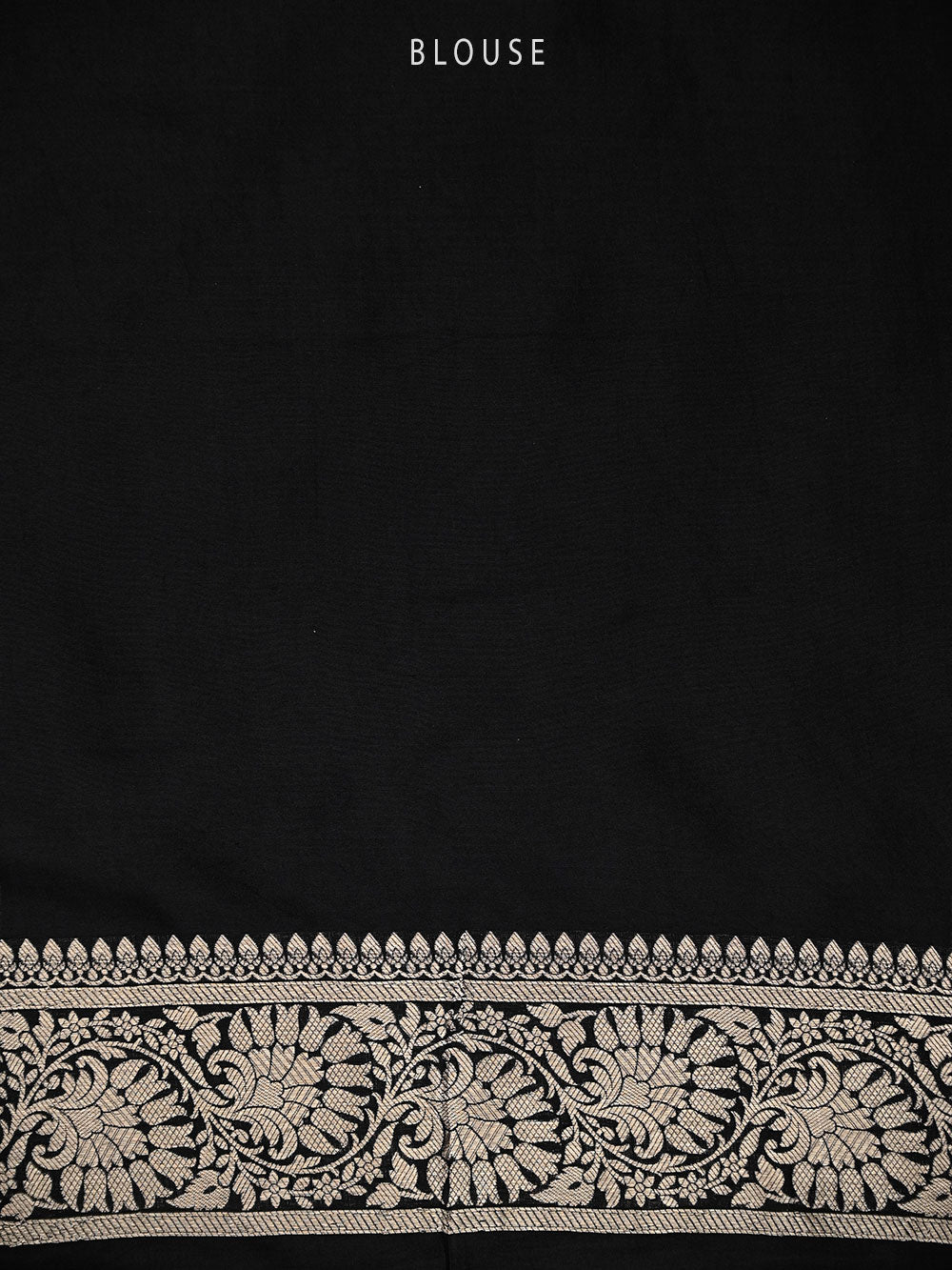 Black Meenakari Silk Brocade Handloom Banarasi Saree