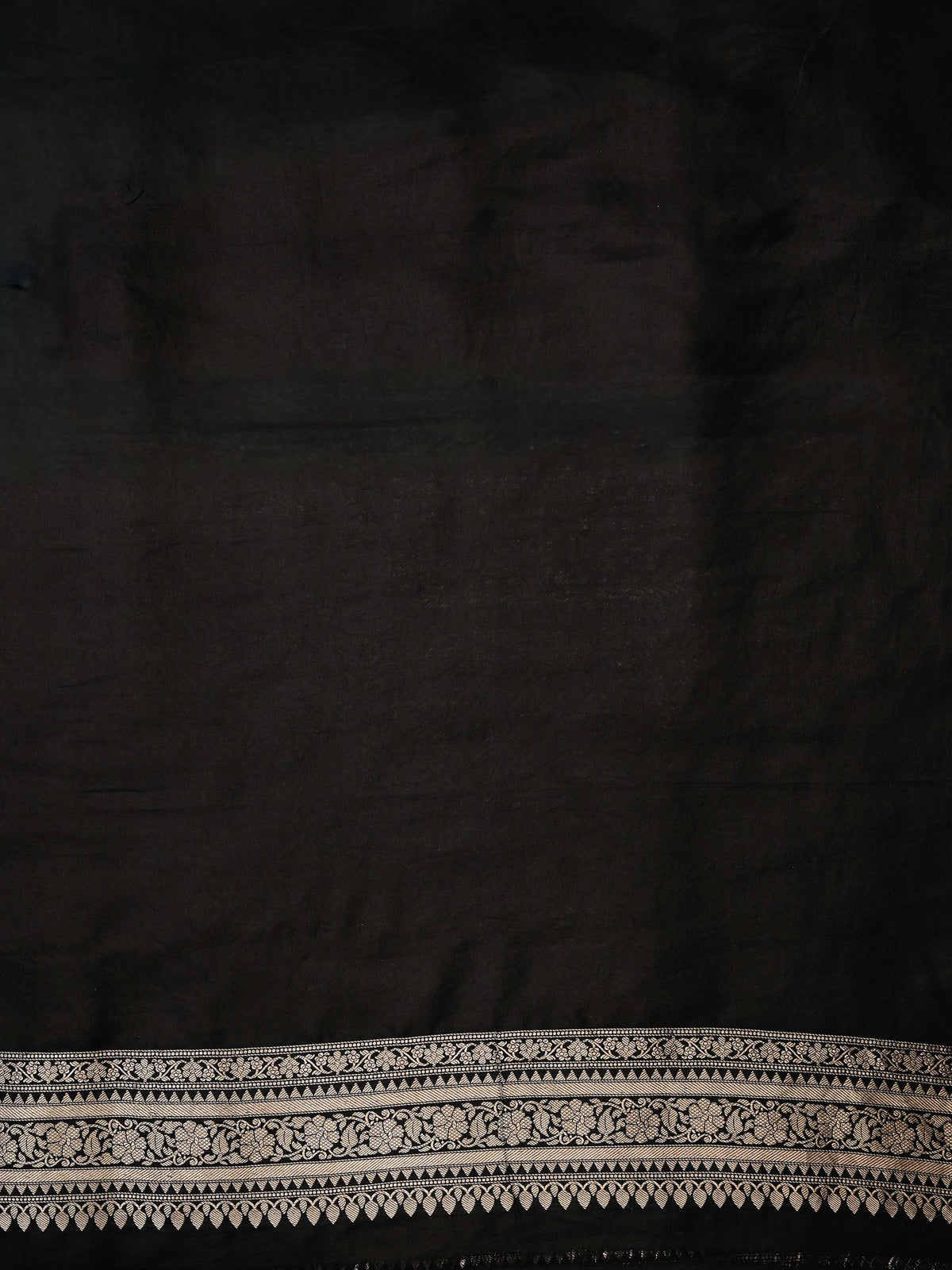 Black Meenakari Silk Brocade Handloom Banarasi Saree