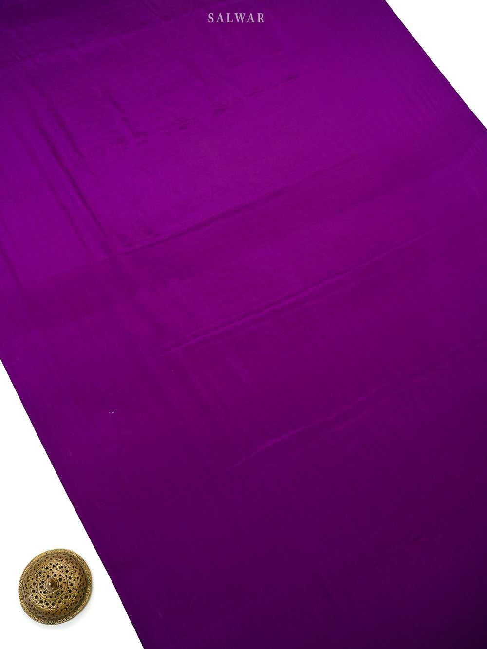 Purple Jaal Crepe Silk Handloom Banarasi Suit - Sacred Weaves
