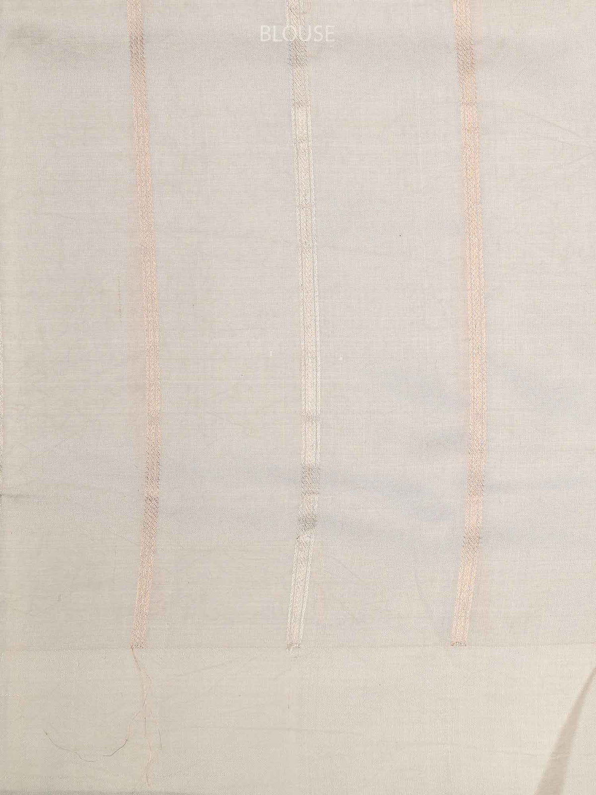 White Summer Silk Handloom Banarasi Saree - Sacred Weaves