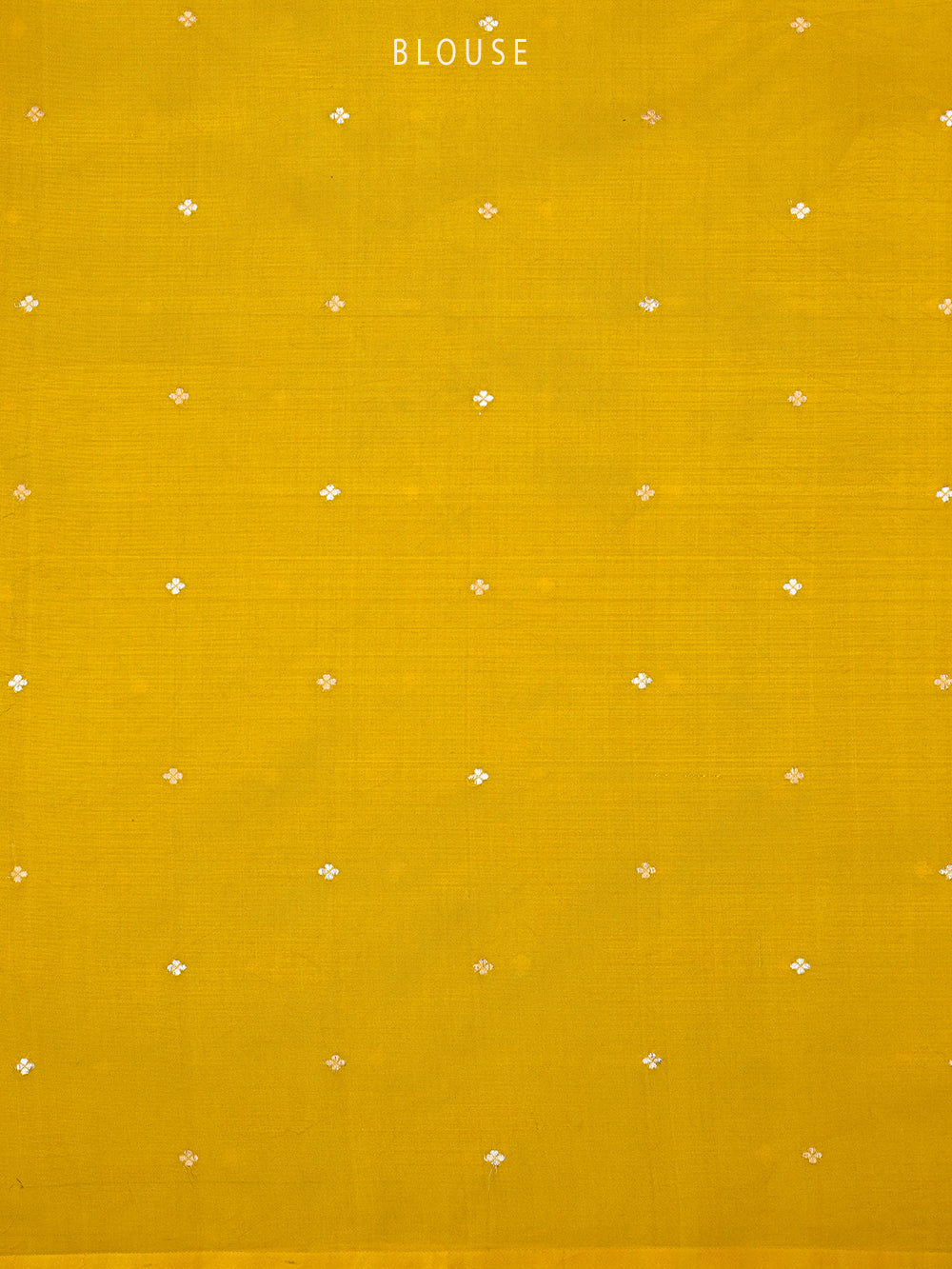 Yellow Booti Katan Silk Handloom Banarasi Saree