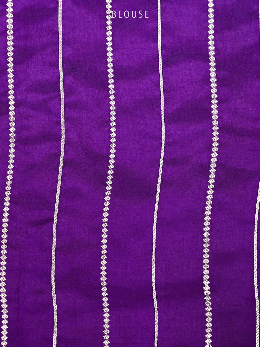 Purple Boota Katan Silk Handloom Banarasi Saree