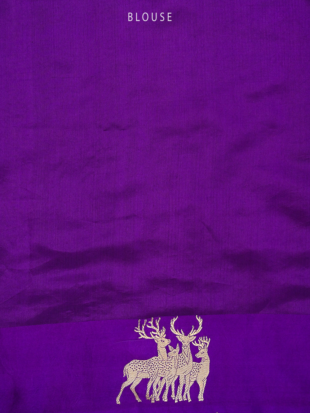 Purple Booti Katan Silk Handloom Banarasi Saree