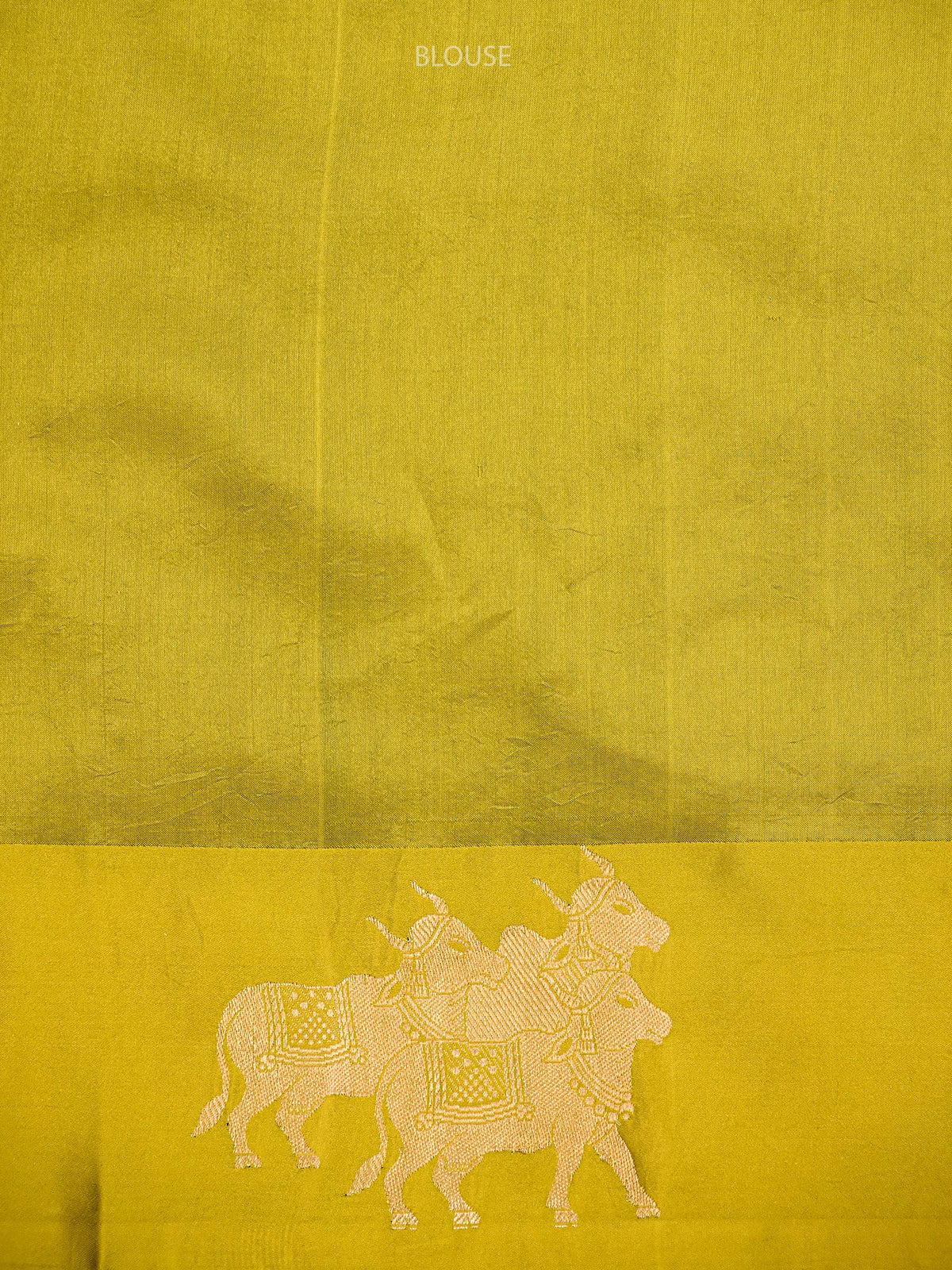 Lime Green Booti Pure Silk Handloom Banarasi Saree