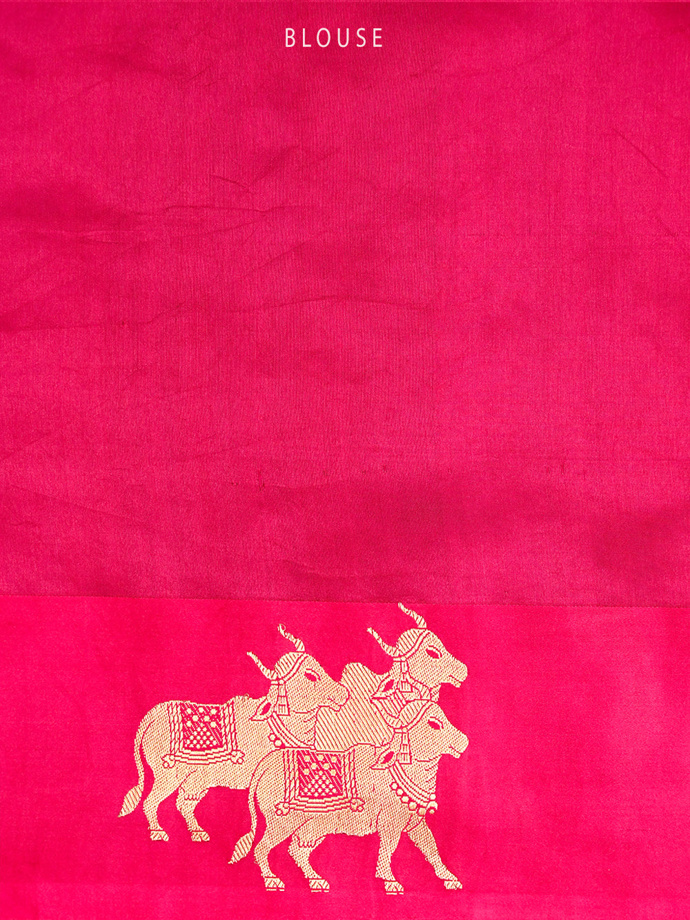 Dark Pink Booti Katan Silk Handloom Banarasi Saree