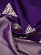 Purple Tissue Brocade Handloom Banarasi Saree - Sacred Weaves