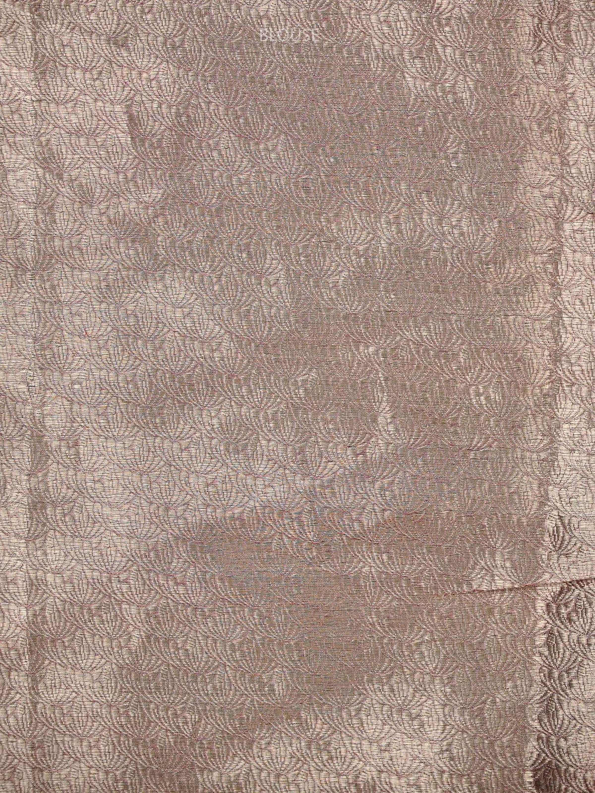 Magenta Tissue Brocade Handloom Banarasi Saree