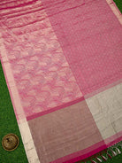 Magenta Tissue Brocade Handloom Banarasi Saree - Sacred Weaves