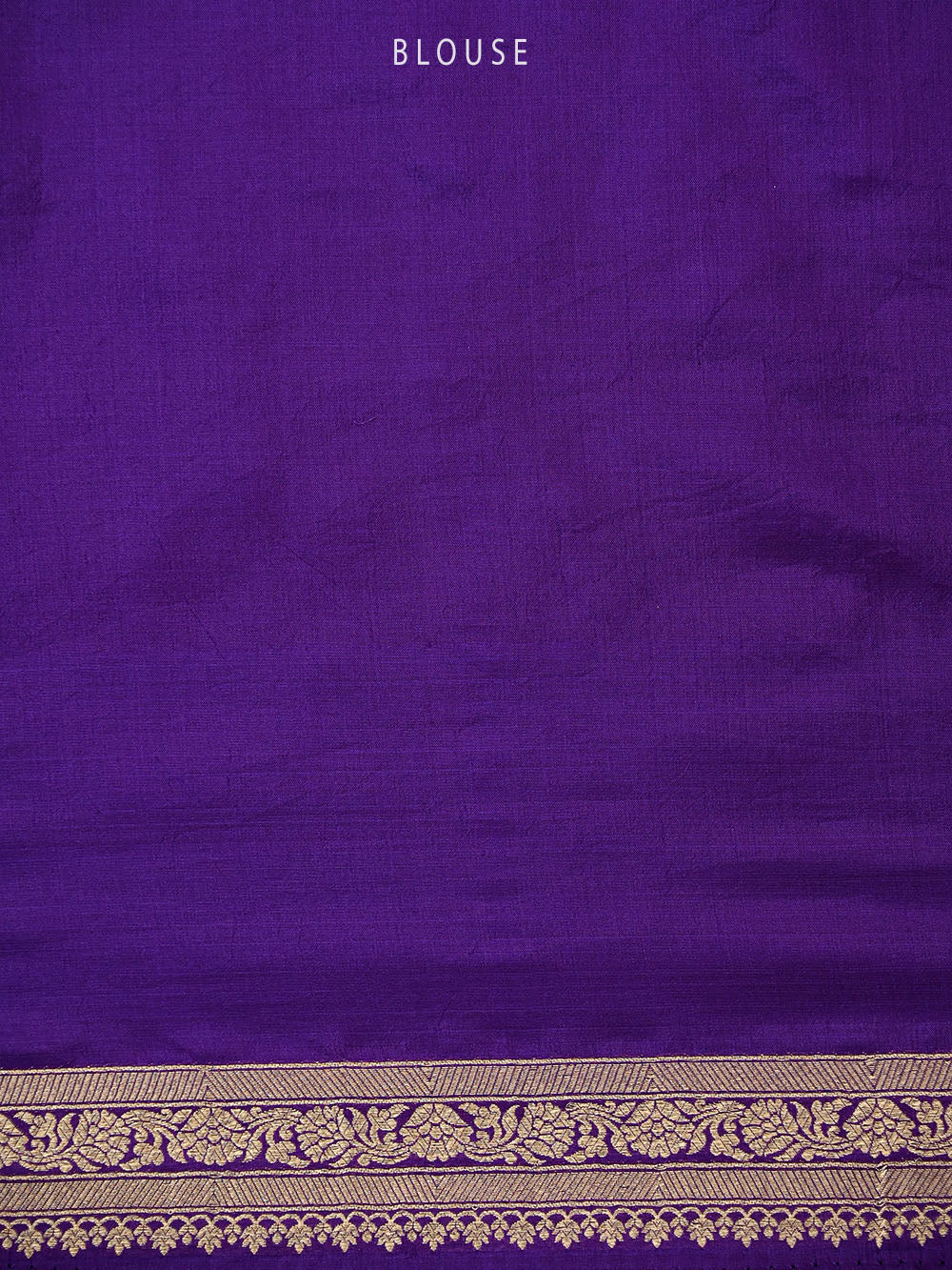 Purple Silk Brocade Handloom Banarasi Saree