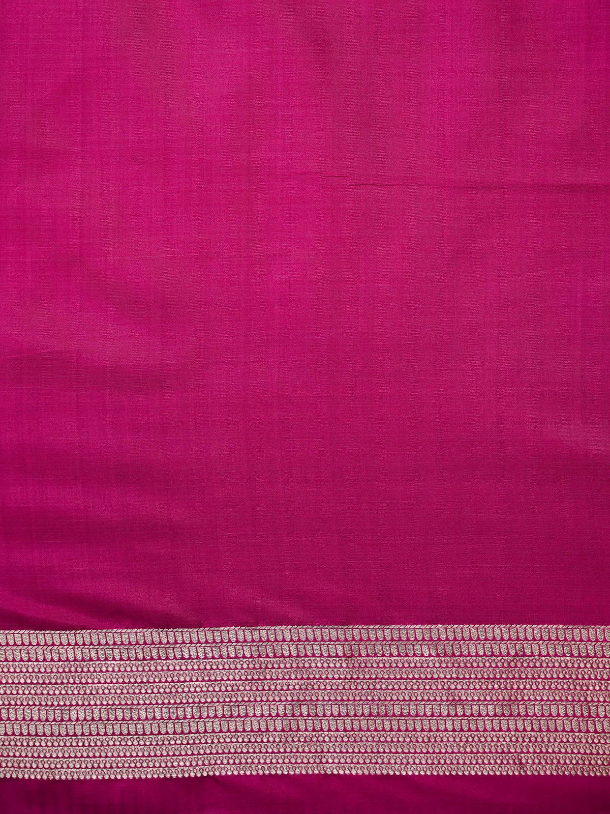 Magenta Silk Brocade Handloom Banarasi Saree