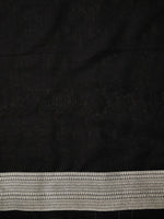Black Silk Brocade Handloom Banarasi Saree