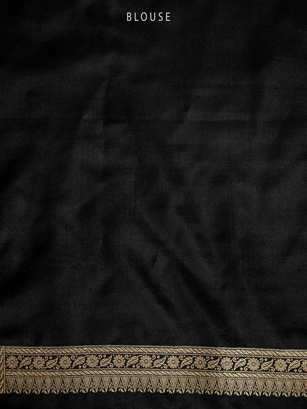 Black Meenakari Silk Brocade Handloom Banarasi Saree