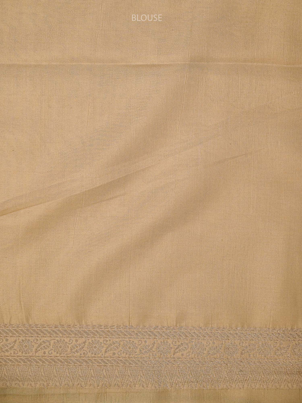 Cream Meenakari Silk Brocade Handloom Banarasi Saree - Sacred Weaves
