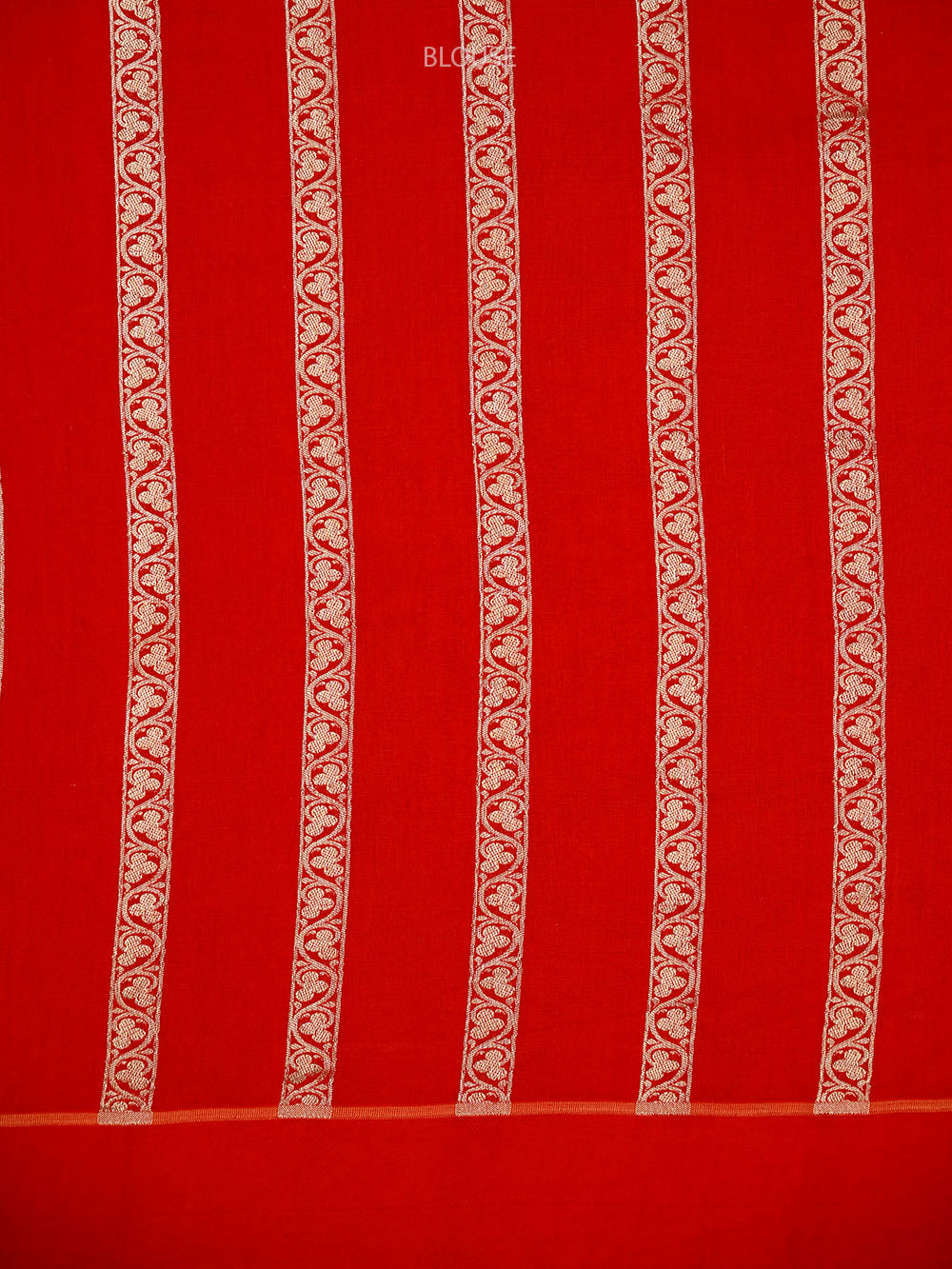 Red Boota Pure Silk Handloom Banarasi Saree - Sacred Weaves