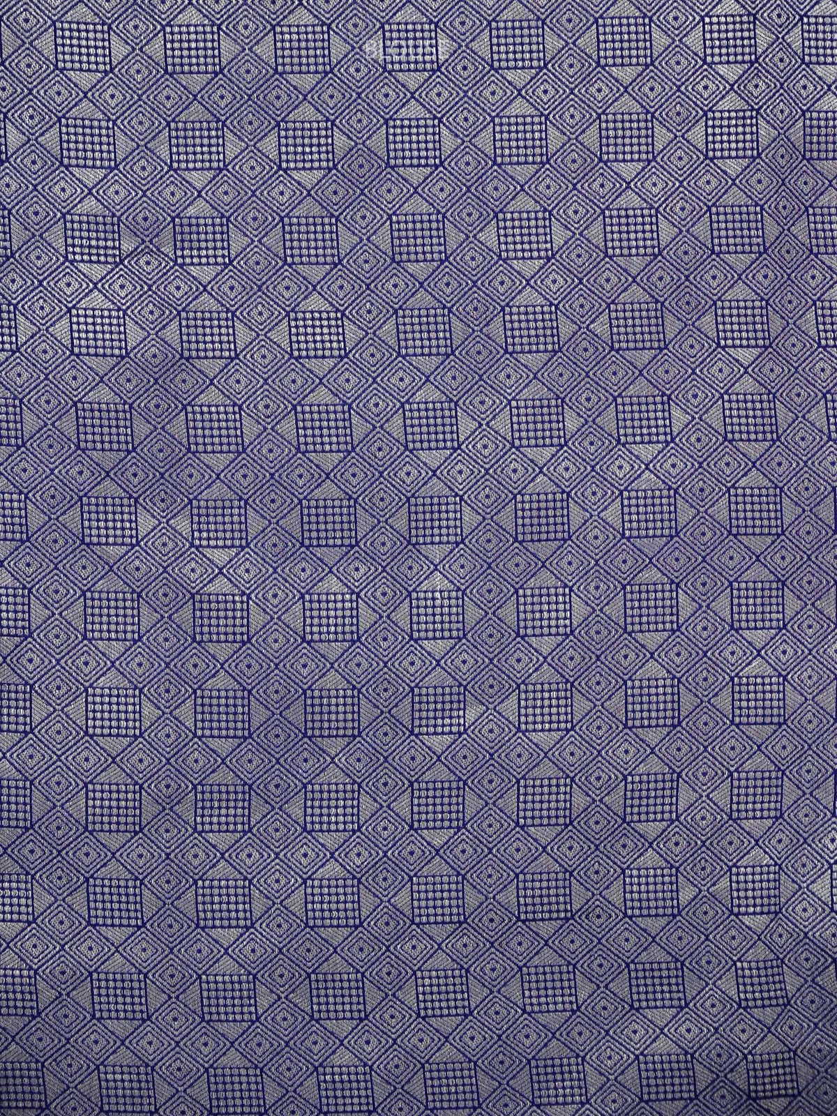Purple Tissue Brocade Handloom Banarasi Saree - Sacred Weaves