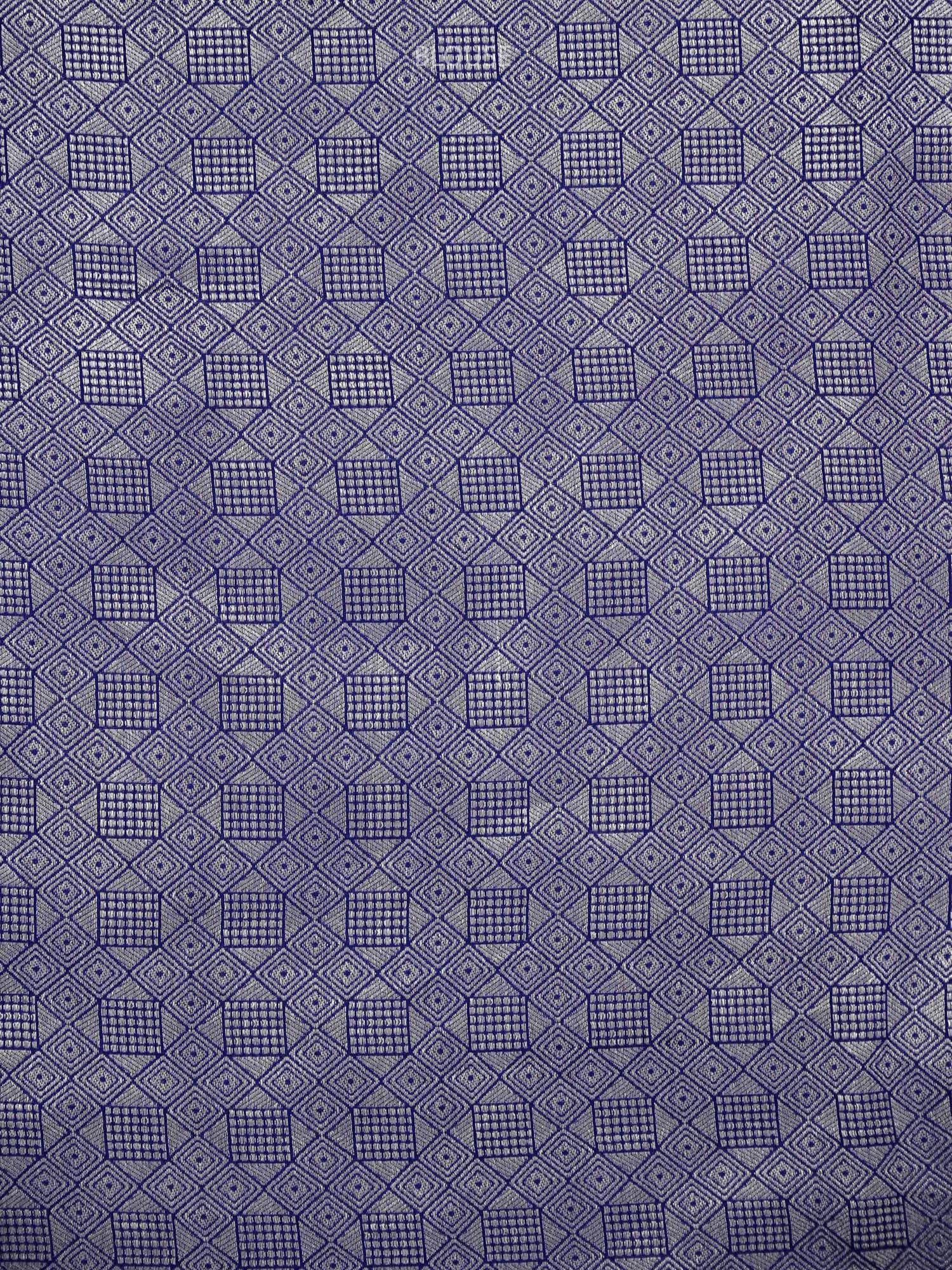 Purple Tissue Brocade Handloom Banarasi Saree - Sacred Weaves
