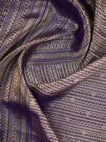 Purple Tissue Brocade Handloom Banarasi Saree - Sacred Weaves