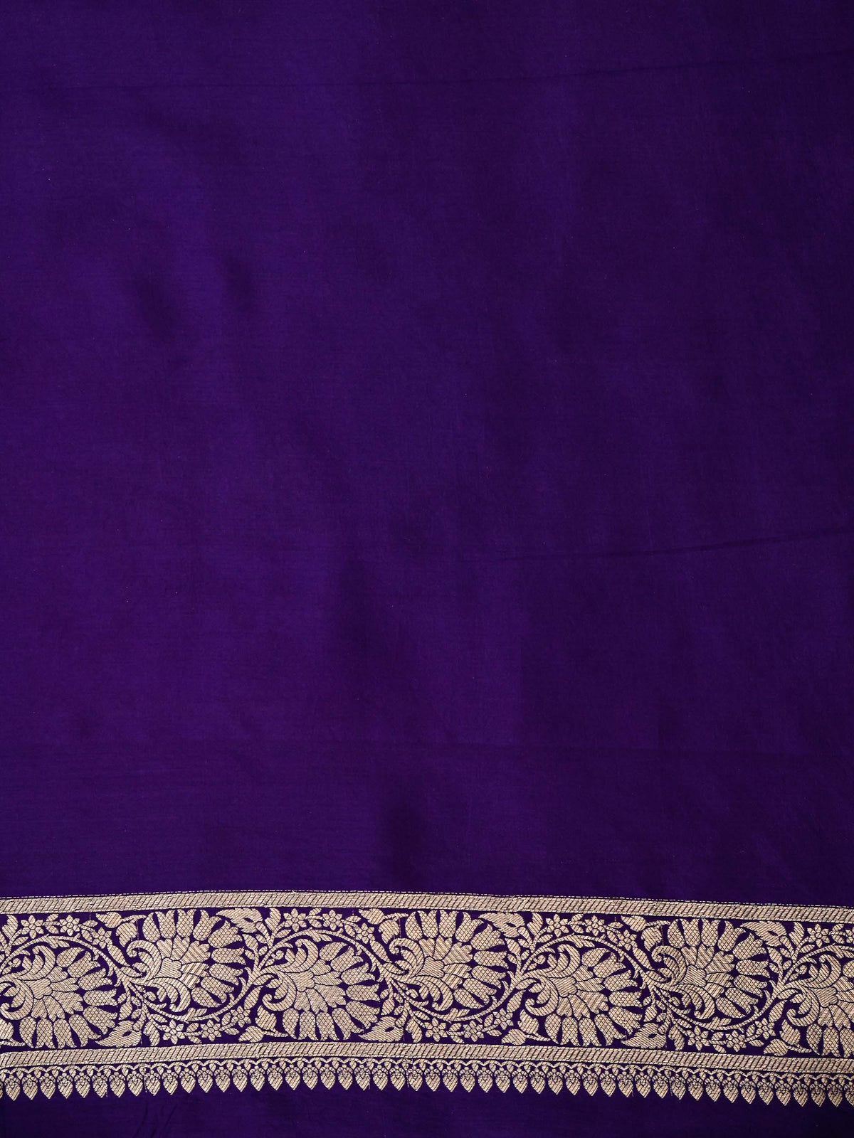 Purple Meenakari Silk Brocade Handloom Banarasi Saree