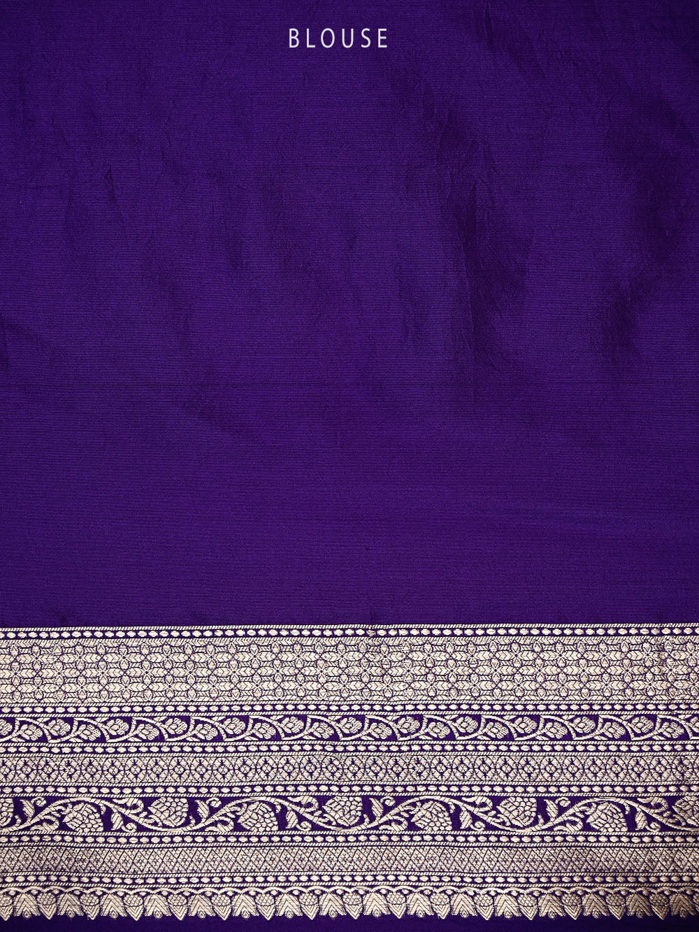 Purple Silk Brocade Handloom Banarasi Saree