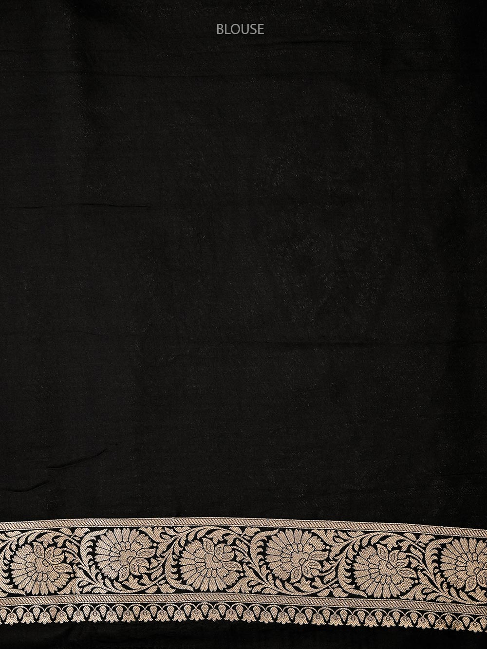 Black Meenakari Silk Brocade Handloom Banarasi Saree