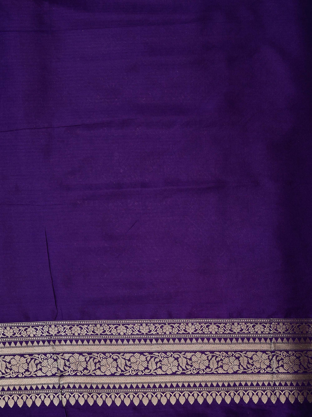 Purple Meenakari Silk Brocade Handloom Banarasi Saree