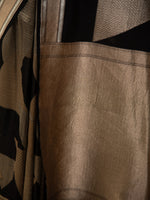 Black Katan Silk Handloom Banarasi Saree