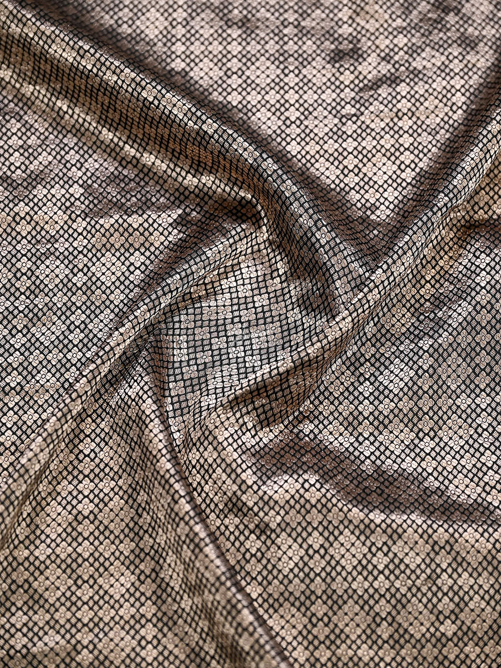 Black Silk Brocade Handloom Banarasi Saree