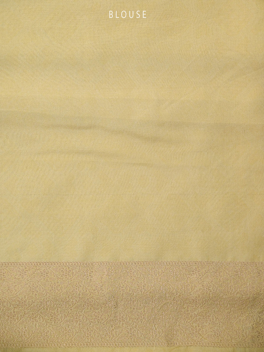 Beige Silk Brocade Handloom Banarasi Saree