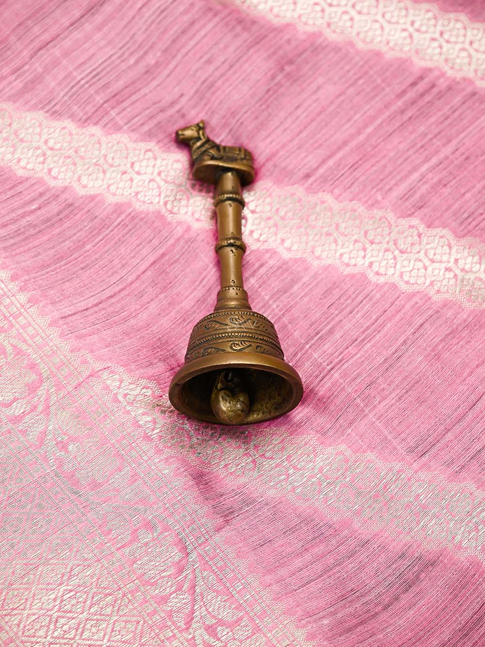 Sea Green Booti Dupion Silk Handloom Banarasi Suit - Sacred Weaves