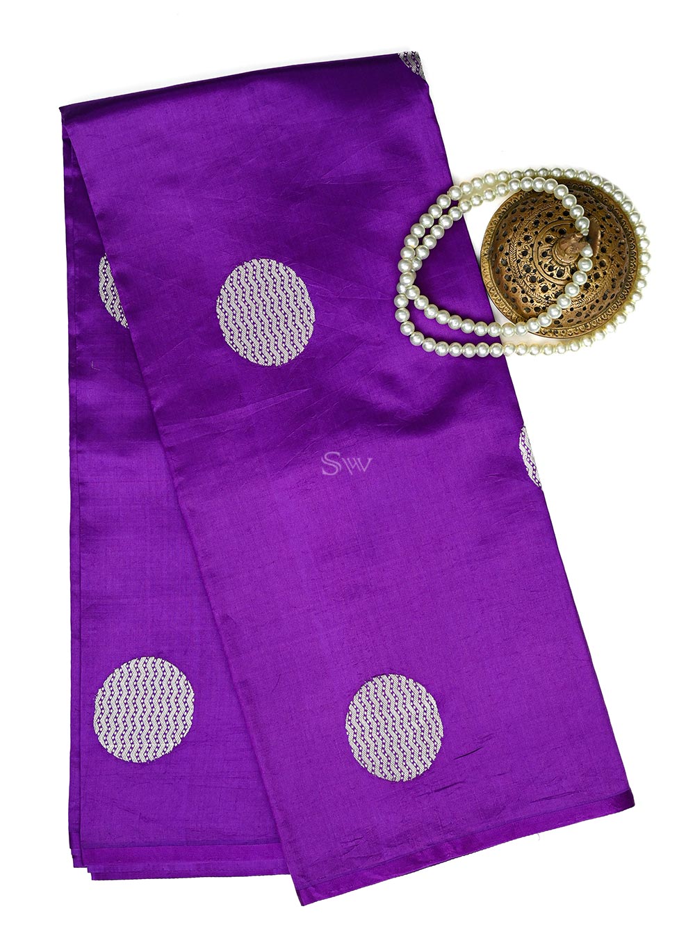 Violet Boota Katan Silk Handloom Banarasi Saree