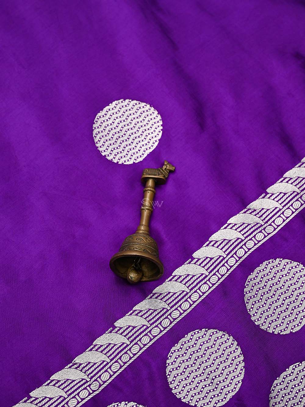 Violet Boota Katan Silk Handloom Banarasi Saree