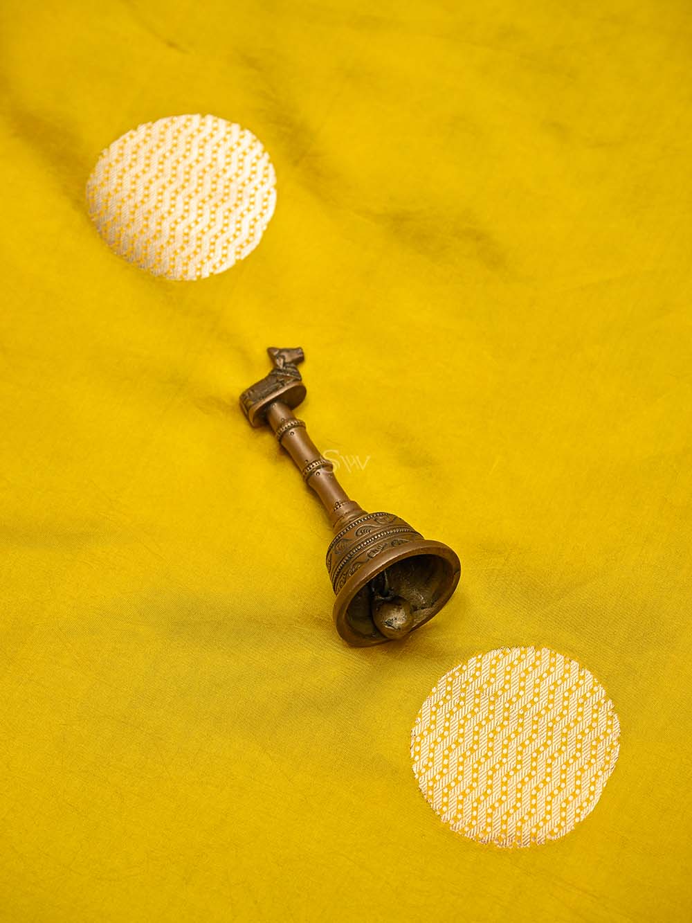 Yellow Sona Rupa Boota Katan Silk Handloom Banarasi Saree